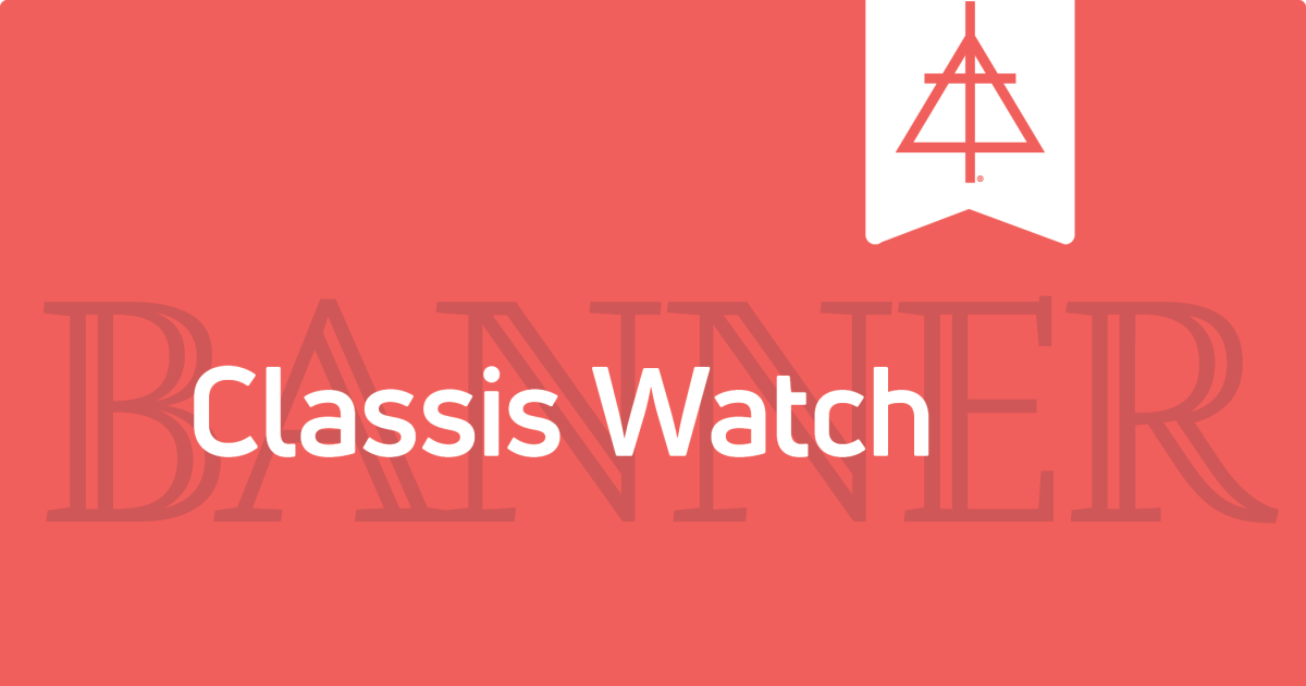 Classis Watch: Spring 2026