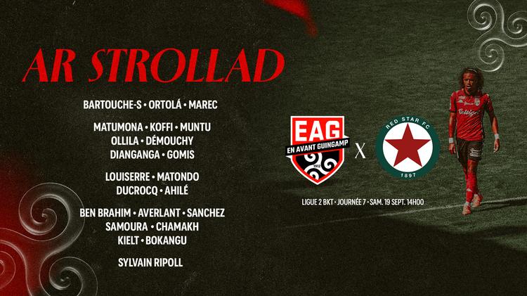 EAG – Red Star FC : le groupe
