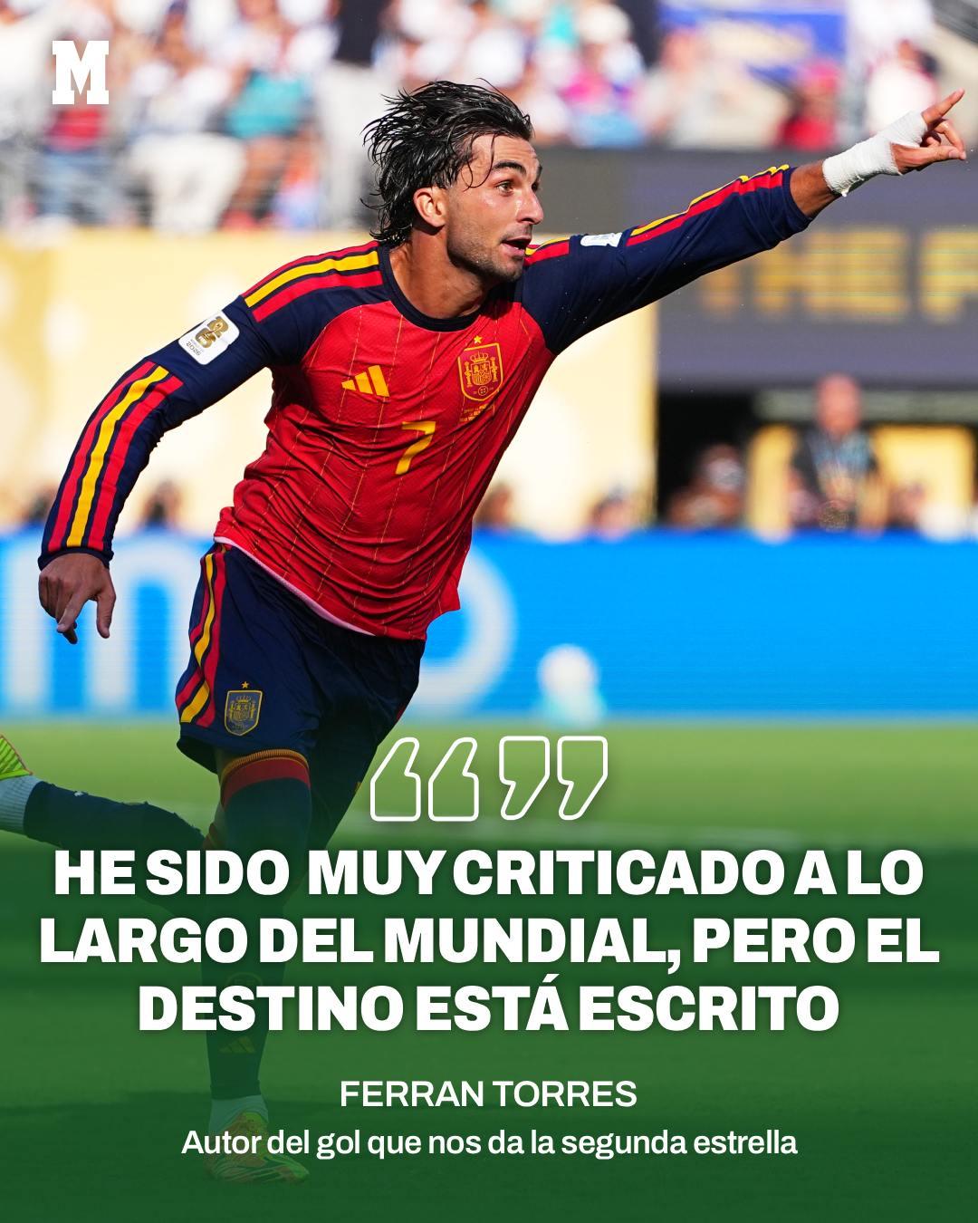 Ferran Torres en la prórroga cose la segunda estrella para España