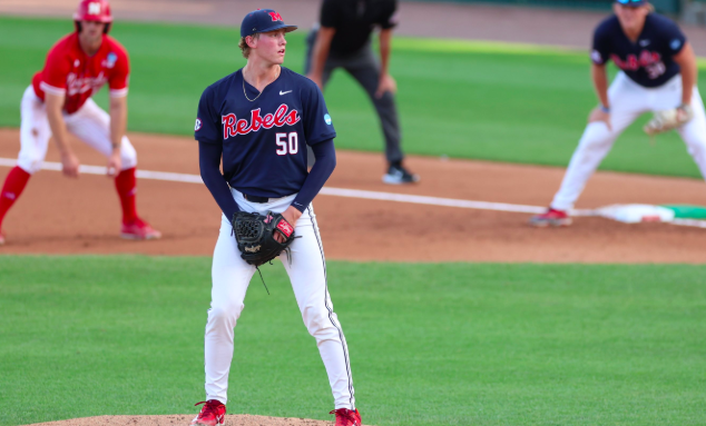 Ole Miss survives late scare, defeats Nebraska 6-3 in weather-delayed game to advance in regional
