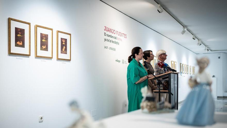 Las Salas Mingorance de Málaga acogen una exposición gratuita de Juanjo Fuentes que une porcelana y collage digital