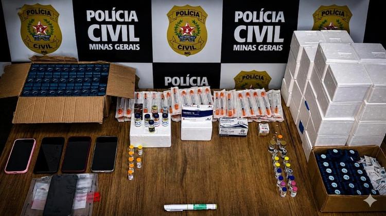 Trio é preso por vender medicamentos para emagrecer e anabolizantes usando nome de médico em Arcos