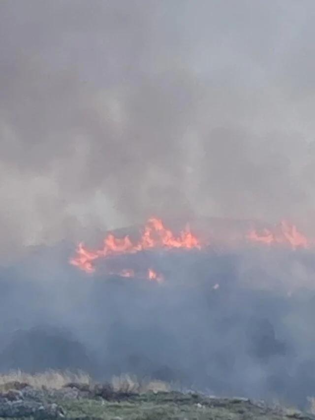 Perdifumo, vasto incendio minaccia le case: anche un elicottero in azione