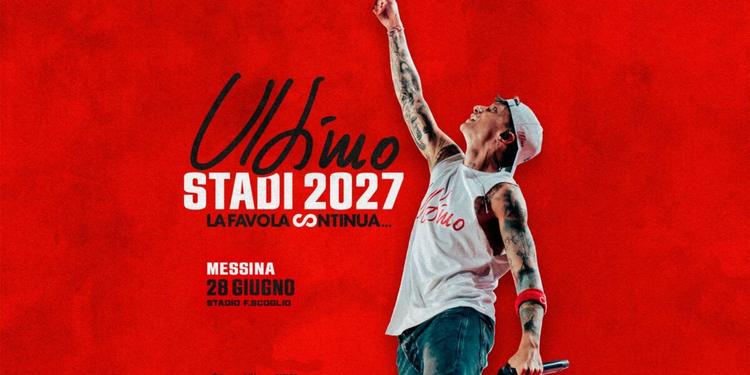 Ultimo, nel 2027 due concerti in riva allo Stretto: ecco le date di Messina e Reggio Calabria