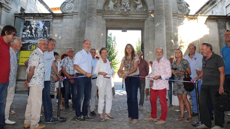 L'inauguration a eu lieu la semaine dernière sous le portail de la Valfenière. 