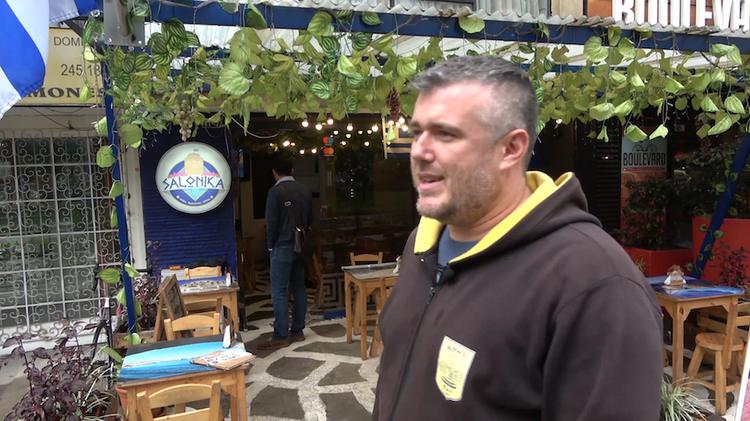 Greek Giorgos Sitatras in Bogota, Colombia