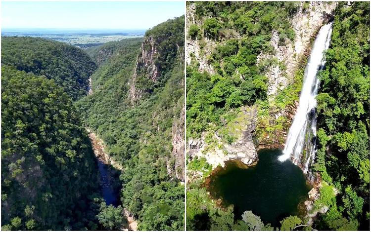 Cânions dos Paredões: conheça destino com quedas d'água cristalinas e paredões de 200 metros