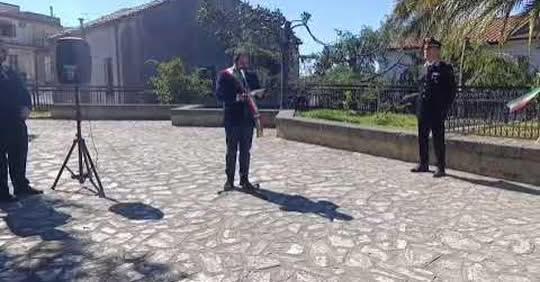 #ComuneGasperina #25aprile Festa della Liberazione a Gasperina. Il saluto del Sindaco