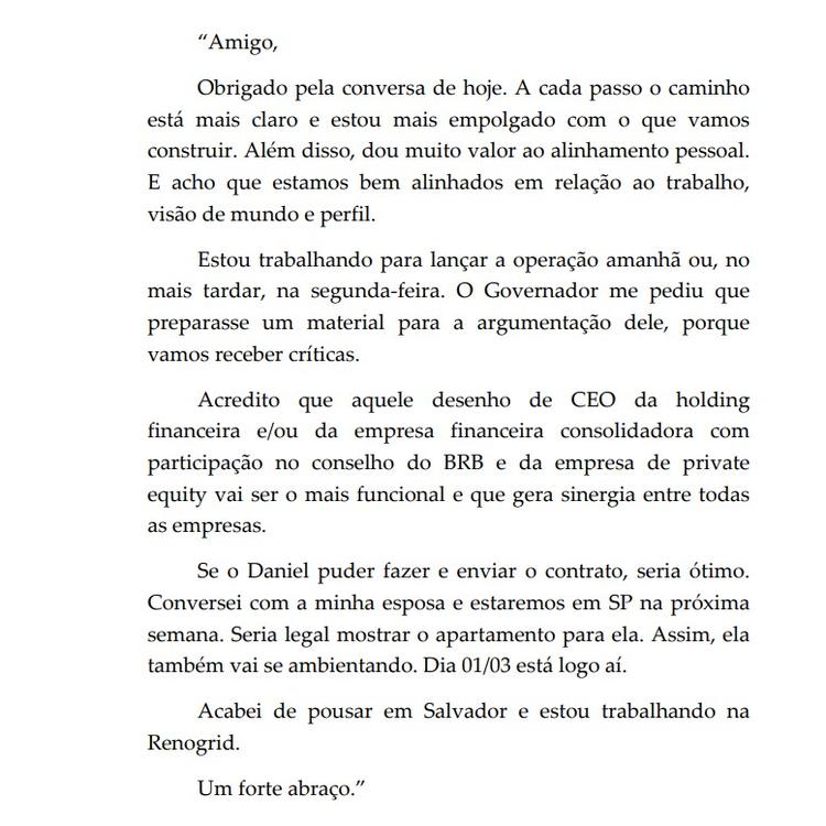 Veja as trocas de mensagens entre Vorcaro e ex-BRB que apontam ajuste milionário por imóveis luxuosos