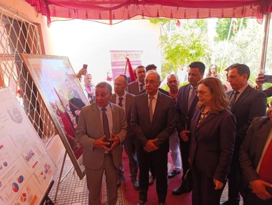 قلعة السراغنة : وزيرة التضامن والإدماج الإجتماعي والأسرة تحل بالإقليم لتعزيز خدمات الرعاية الإجتماعية ودعم الفئات الهشة&nbsp;
