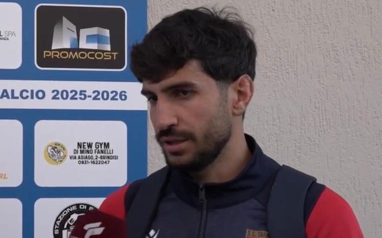 Taranto, Delvino: “Punto importante contro una squadra molto forte”