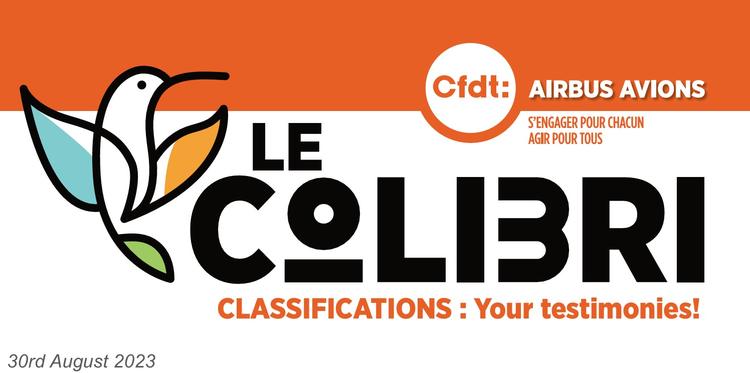 Le COLIBRI : Classifications, All your testimonies !