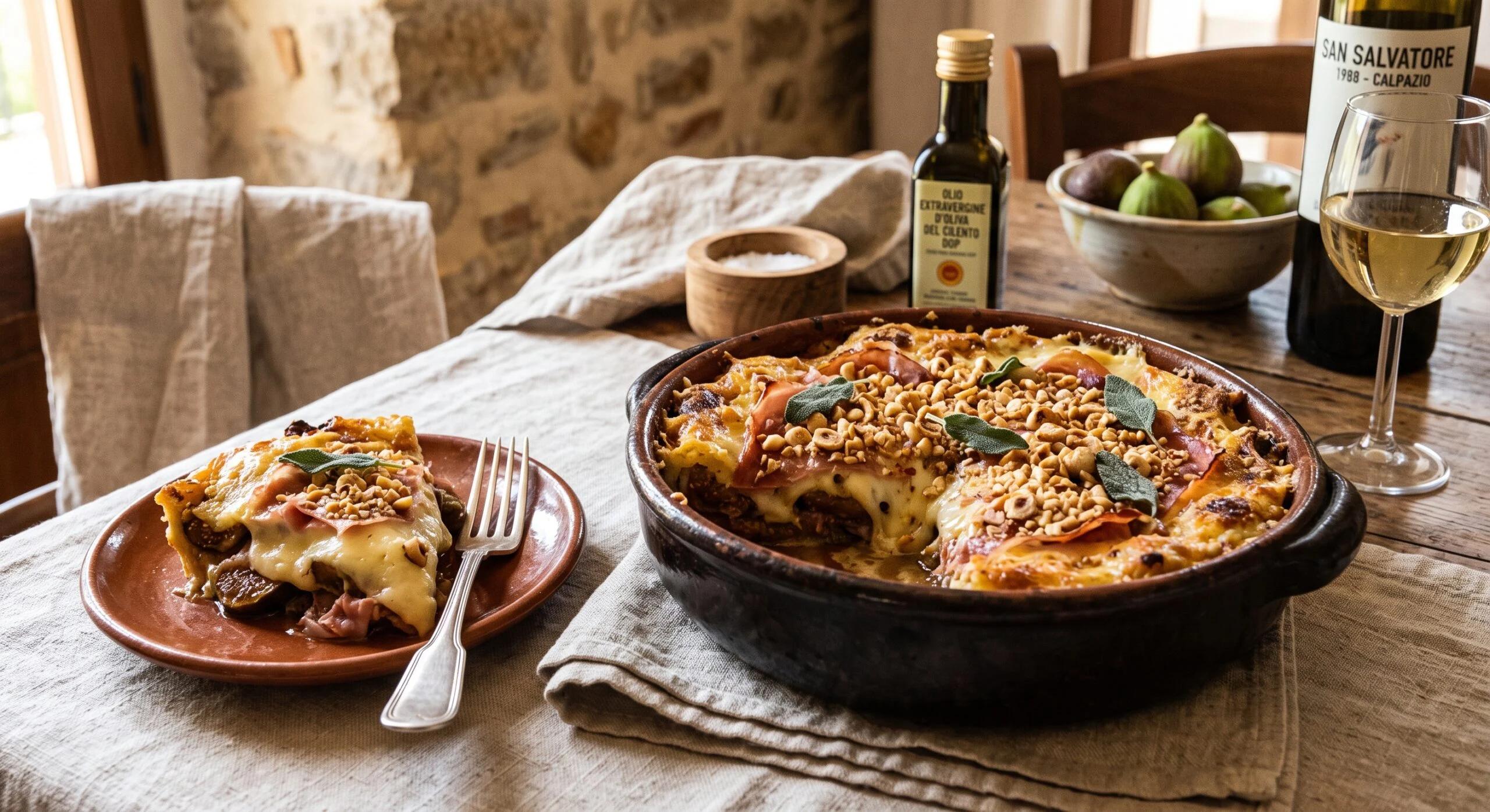 Parmigiana di fichi e caciocavallo podolico: la ricetta di metà settembre