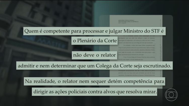 PGR critica Mendonça e pede nulidade de investigação em que Moraes é citado pela Polícia Federal