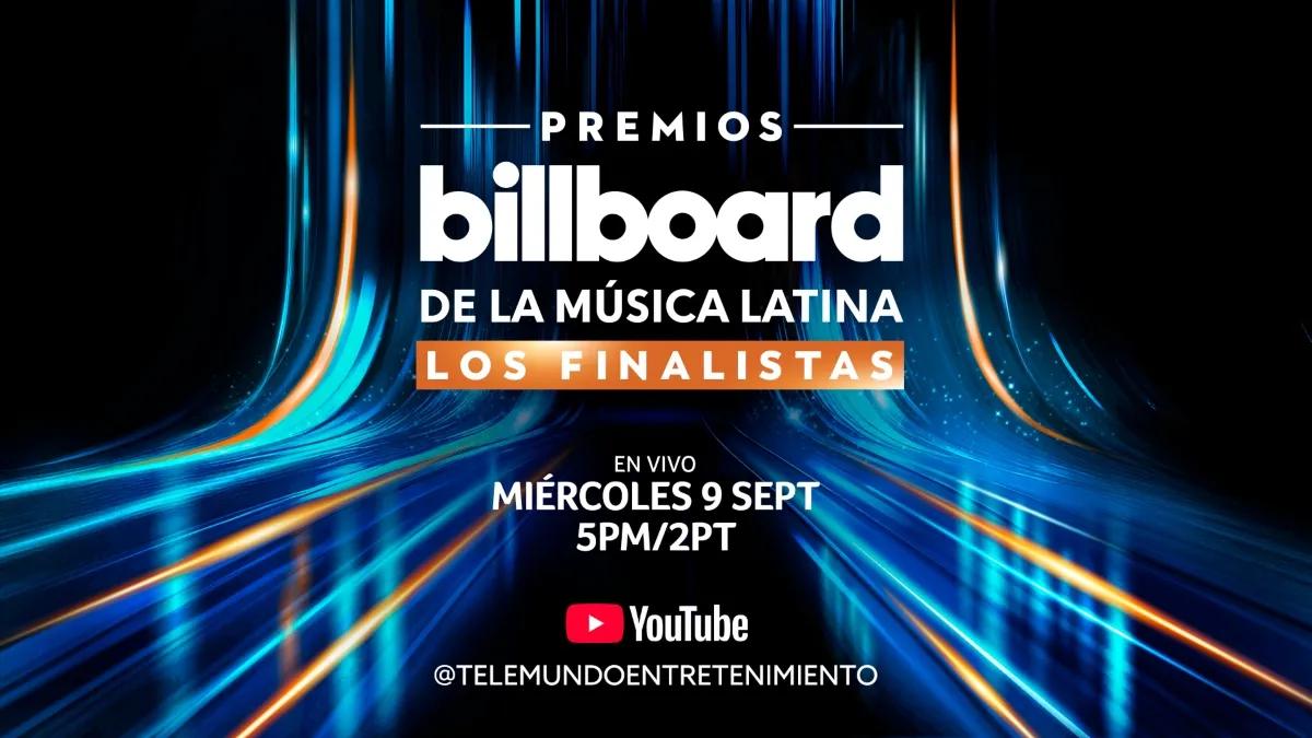 Hoy revelan lista de finalistas de los Premios Billboard de la Música Latina 2026
