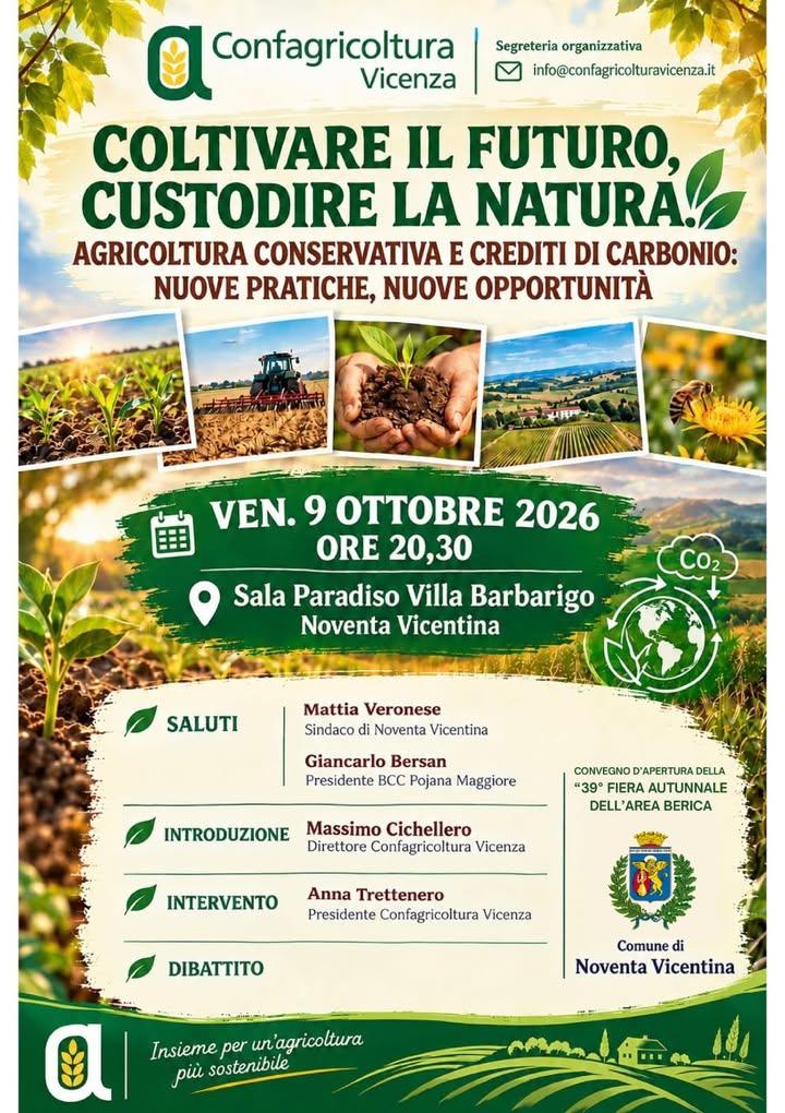 🌱 39ª FIERA AUTUNNALE DELL’AREA BERICA – CONVEGNO DI APERTURA Si avvicina uno degli appuntamenti più attesi dell’autunn...