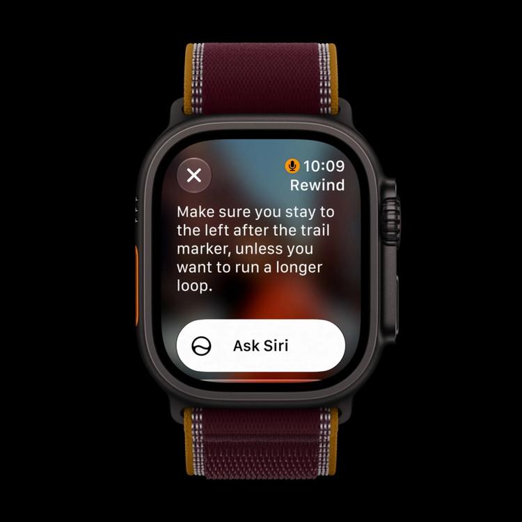 the live rewind feature on the apple watch ultra 4