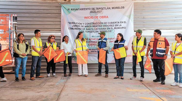 ¡Histórico! Tepoztlán transforma el Jardín 'Beatriz Ordóñez' con nueva techumbre para la seguridad infantil.