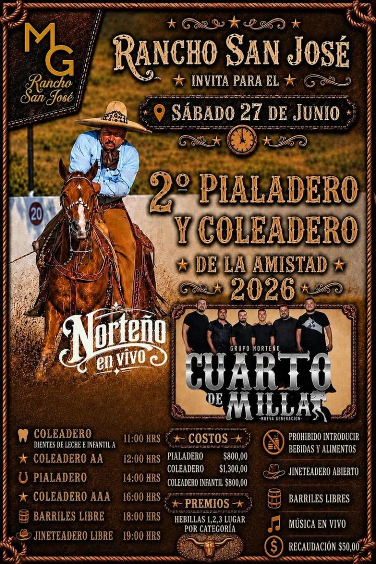¡Cintalapa se viste de tradición en el II Pialadero y Coleadero de la Amistad 2026!