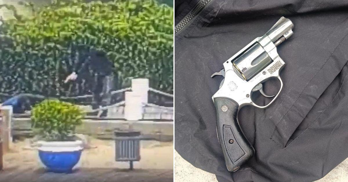 Vídeo: homem é baleado na cabeça e autor é preso na Barra Sul, em Balneário Camboriú