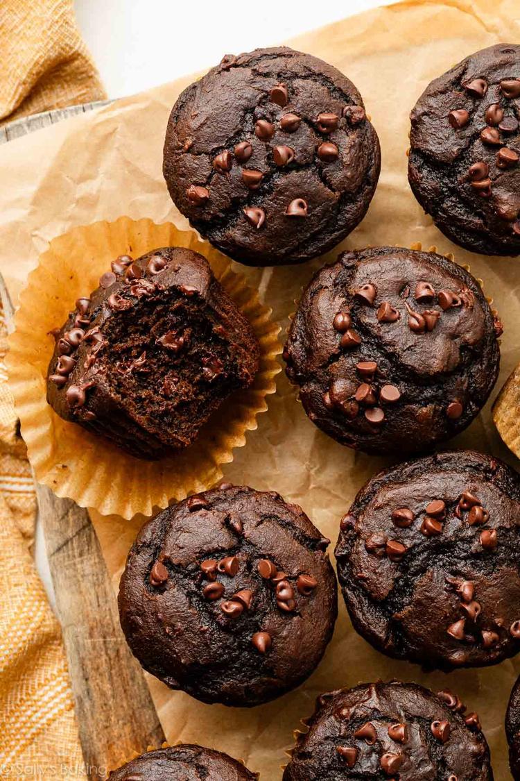 Chocolate Pumpkin Muffins