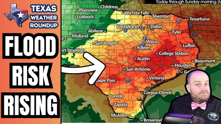Texas Flood Risk Rising as Multiple Rounds of Rain and Storms Move In