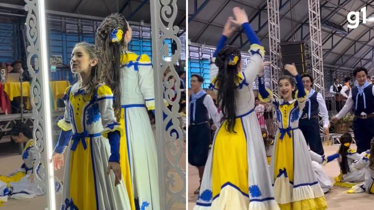 'Dança do espelho': Festival Juvenart tem pela primeira vez um CTG de fora do RS na final; VÍDEO