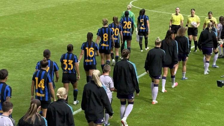 Newcastle Women v Inter Milan pre Season St. James' Park