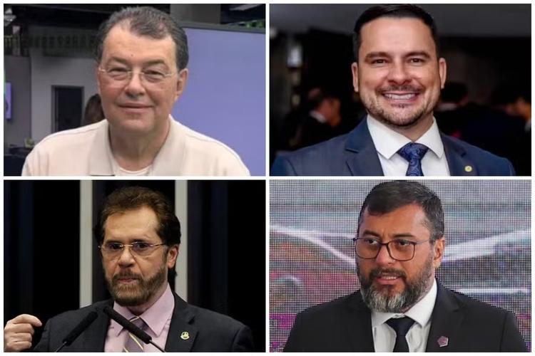 Quaest para o Senado no Amazonas, votos válidos: Eduardo Braga, 36%; Capitão Alberto Neto, 25%; Plínio Valério, 22%; Wilson Lima, 15%