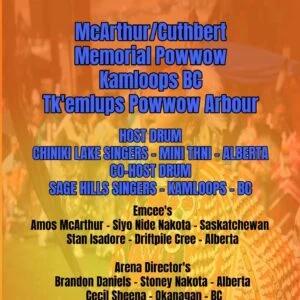 McArthur/Cuthbert Memorial Pow Wow 2026