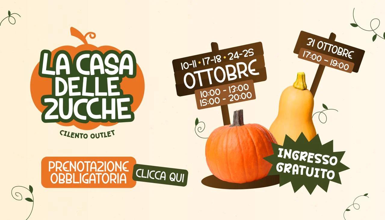 Cilento Outlet ospita La casa delle zucche: laboratori ed eventi per famiglie