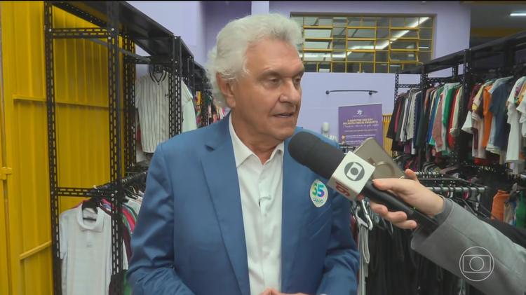 Ronaldo Caiado, candidato do PSD à Presidência, faz campanha em São Paulo