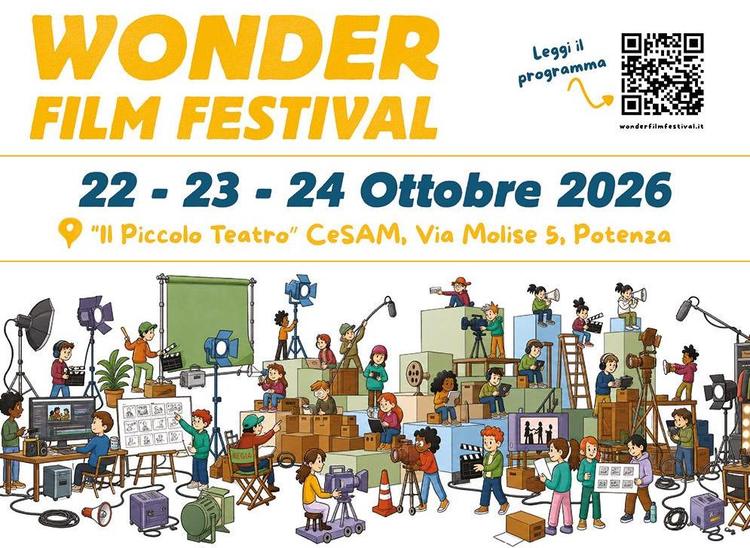 Potenza, al via il Wonder Film Festival: il cinema torna a far sognare i più piccoli
