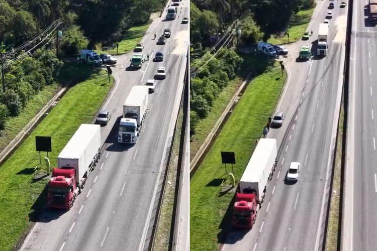 Pedestre morre atropelado por carreta na Rodovia Cônego Domênico Rangoni; VÍDEO