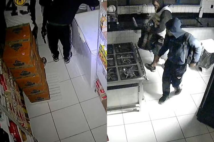 VÍDEO: homens invadem creche no Paraná para furtar alimentos e materiais de construção