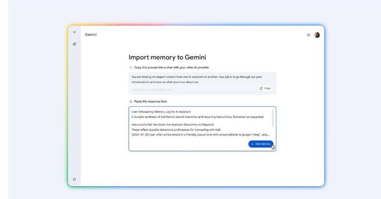 Google aggiorna Gemini: anche in Italia si ricorderà della tue preferenze