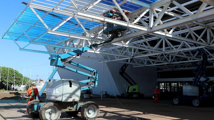 Centro de Convenções: 80% das obras já concluídas