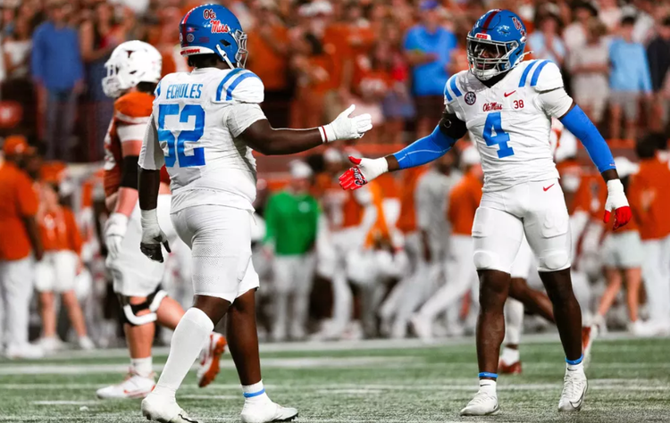 No. 19 Texas denies comeback by No. 7 Ole Miss in 34-27 thriller
