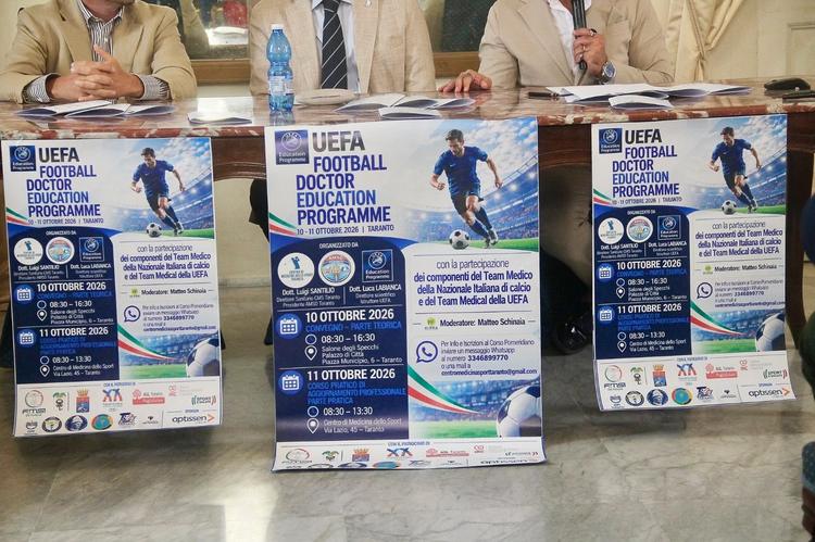 Medicina del calcio, successo a Taranto per il programma UEFA