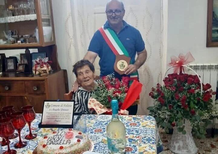 Felitto in festa per i 100 anni di Angela Prinzo: il Cilento si conferma terra di longevità