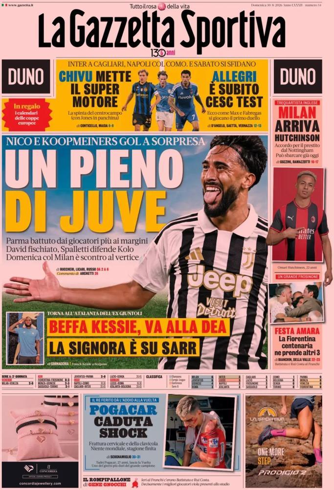 Gazzetta dello Sport: Napoli-Como, primo duello al Maradona: Allegri sfida Fabregas