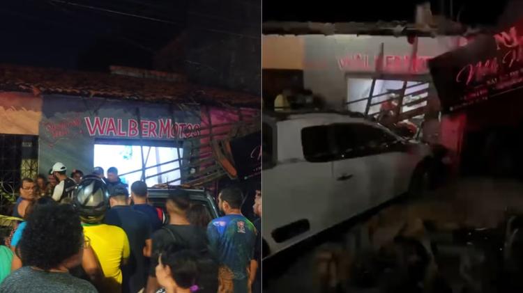 Motorista perde o controle do carro, invade loja e mata uma pessoa em Paço do Lumiar