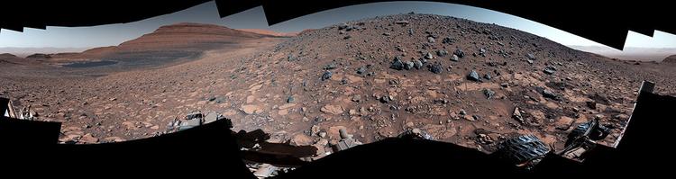 NASA's Curiosity Reaches Mars Ridge Where Water Left Debris Pileup