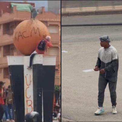 تخريب معلمة في بركان ينتهي بتوقيف أربعة محسوبين على جمهور الكوكب المراكشي