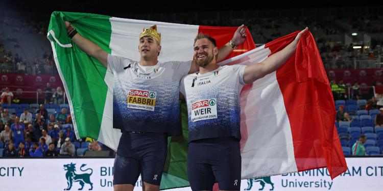 Europei di atletica, doppietta azzurra nel peso: Fabbri è d’oro, argento per Weir