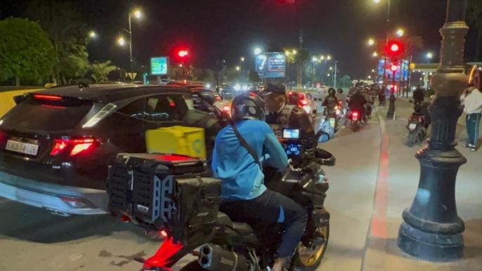حجز 3 سيارات و4 دراجات في حالة تلبس بالسياقة الاستعراضية بوسط مراكش
