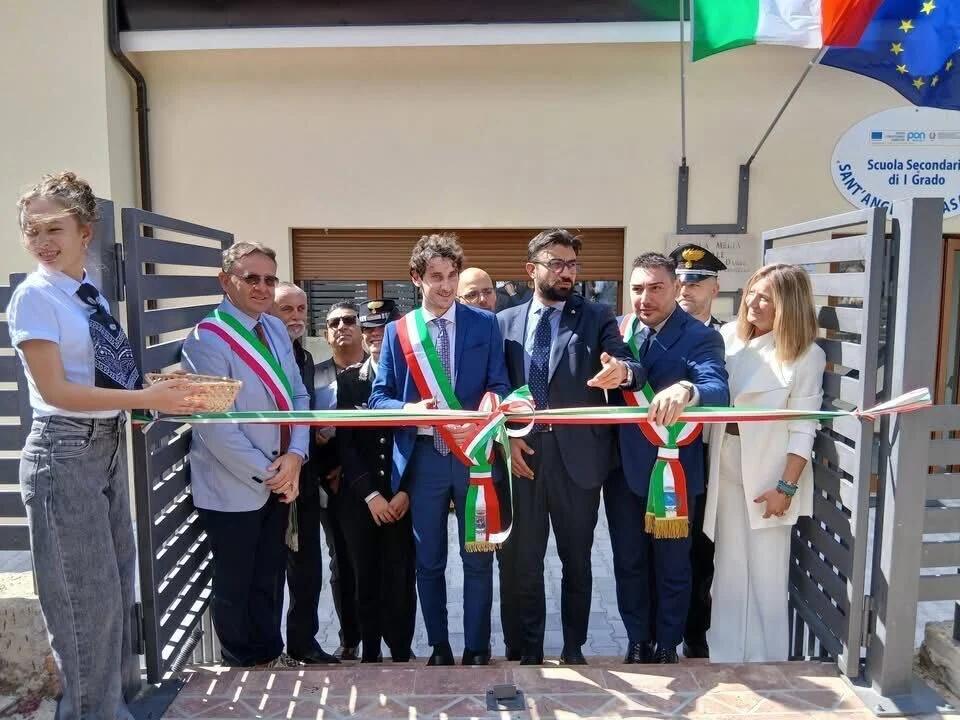 Sant’Angelo a Fasanella, inaugurato il nuovo Centro Polifunzionale e scuola