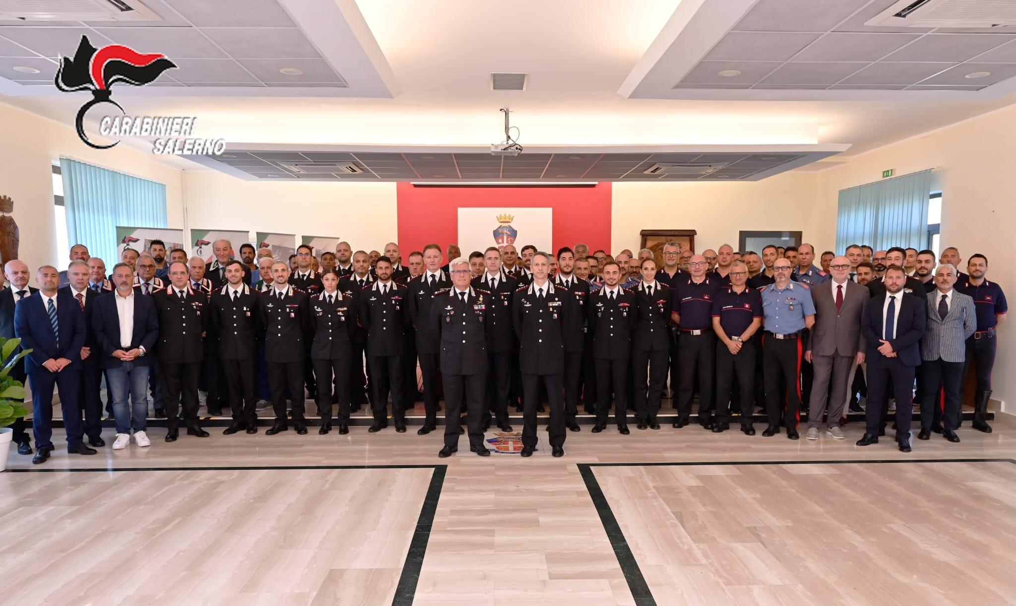 Il Generale Masciulli visita il Comando Provinciale dei Carabinieri di Salerno: “Presidio fondamentale per la sicurezza del territorio”