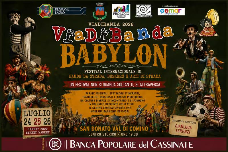 Viadibanda – Babylon: a San Donato la dodicesima edizione del Festival