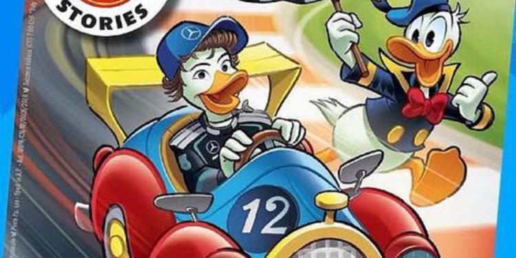 Kimi Antonelli sempre più personaggio conquista la copertina di Topolino
